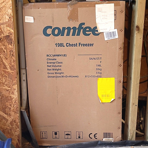 Comfee 198l white chest - comfee,