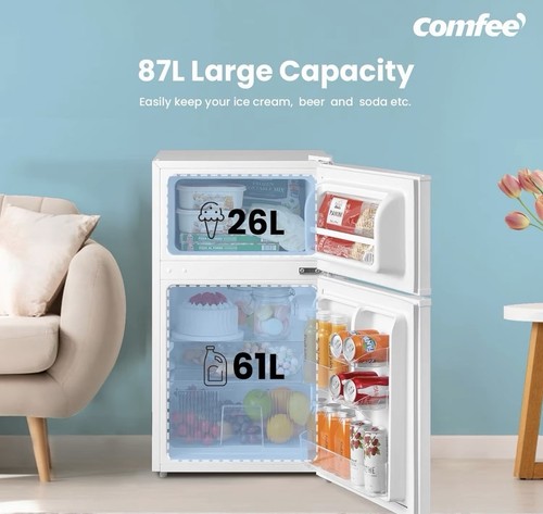 Comfee white black 87l - 87l, under